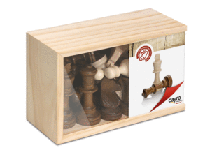 FIGURAS AJEDREZ MADERA CAYRO