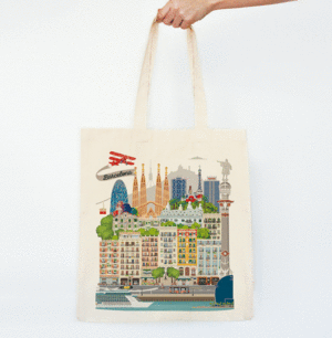 BOLSA DE TELA BARCELONA HIGHLIGHTS