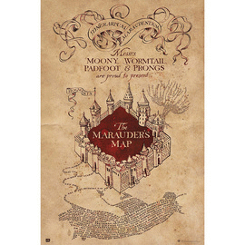 POSTER 29 HARRY POTTER MAPA DEL MERODEADOR