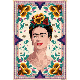 POSTER 34 FRIDA KAHLO ILUSTRACION
