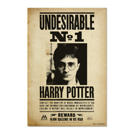 POSTER 56 HARRY POTTER UNDESIRABLE N1