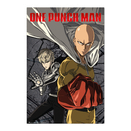 POSTER 16 ONE PUNCH MAN SAITAMA & GENOS