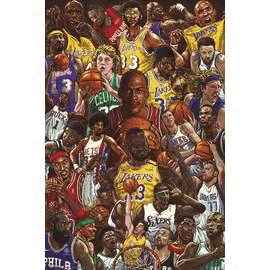 POSTER 59 BASKETBALL SUPERSTARS