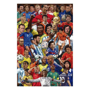 POSTER 12 LEGENDARY FOOTBALLERS