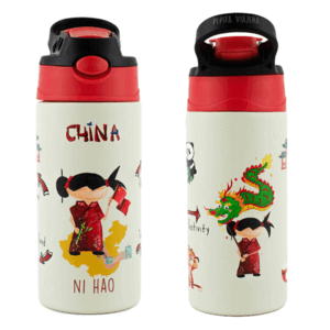 BOTELLA INFANTIL CHINA PEPITA VIAJERA