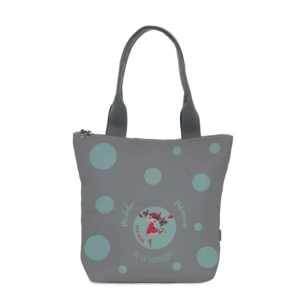 TOTEBAG PATRIMONIO GRIS PEPITA VIAJERA