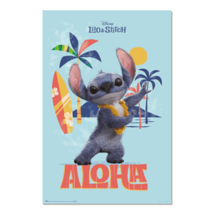 POSTER 16 DISNEY STITCH LIVE ACTION ALOHA