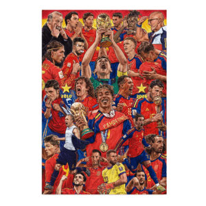 POSTER 60 JUGADORES MUNDIALES ESPAÑA POR MORALES DE LOS RIOS