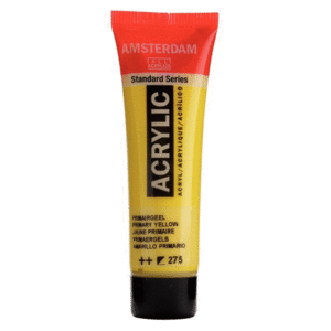 TUBO ACRILICO 120ML AMARILLO PRIMARIO 275 AMSTERDAM