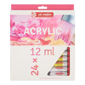 CAJA 24 TUBOS 12ML ACRYLICS ART CREATION TALENS