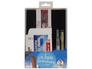 PACK SET URBAN SKETCHING NEGRO TALENS