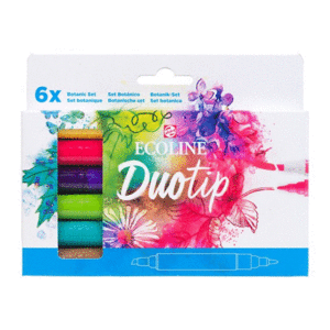 PACK 6 ECOLINE DUOTIP SET BOTANIC TALENS