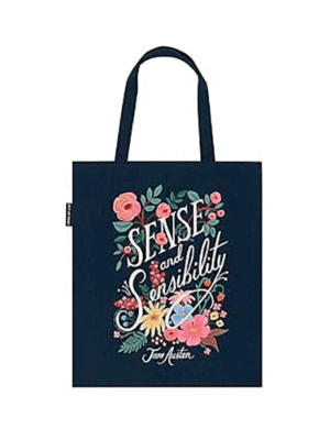 TOTE BAG PUFFIN IN BLOOM SENTIDO Y SENSIBILIDAD