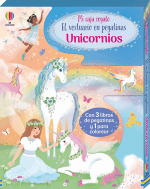 MI CAJA REGALO EL VESTUARIO EN PEGATINAS UNICORNIOS