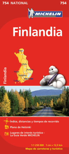 MAPA NATIONAL FINLANDIA