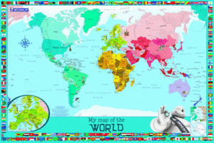 MY MAP OF THE WORLD