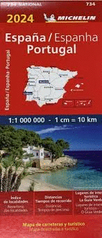 MAPA NATIONAL ESPAÑA, PORTUGAL 11734