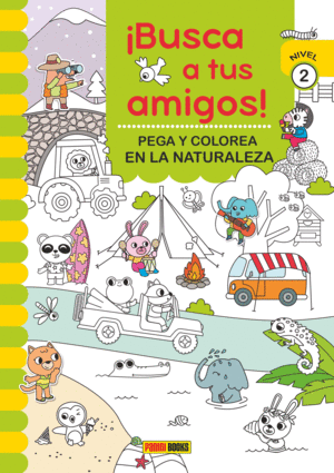 ¡BUSCA A TUS AMIGOS! PEGA Y COLOREA EN LA NATURALEZA