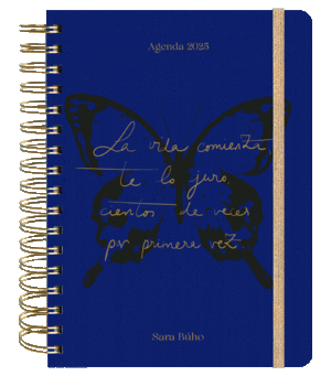 AGENDA ANUAL DIARIA 2025 SARA BUHO