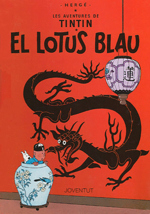 TINTIN EL LOTUS BLAU