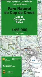 MAPA TOPOGRÀFIC DE CATALUNYA 1:25 000. ESPAIS NATURALS PROTEGITS. PARC NATURAL D