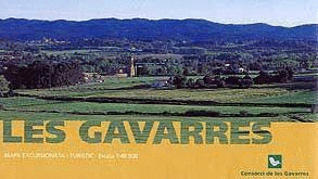 MAPA DE LES GAVARRES, E 1:40.000