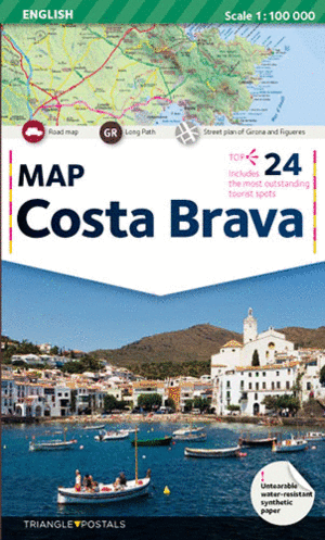MAP COSTA BRAVA -ENGLISH-