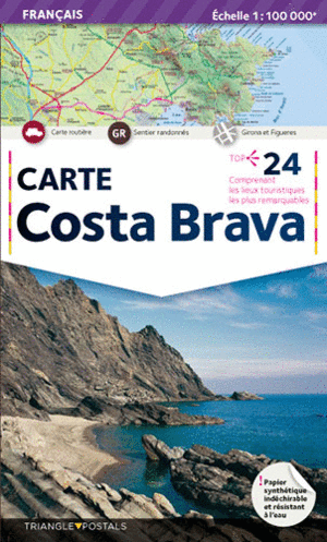 CARTE COSTA BRAVA FRANÇAIS