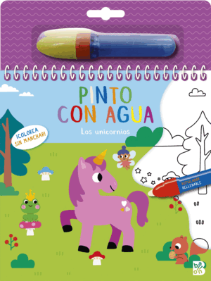 PINTO CON AGUA-LOS UNICORNIOS