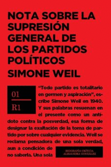 NOTA SOBRE LA SUPRESION GENERAL DE LOS PARTIDOS PO