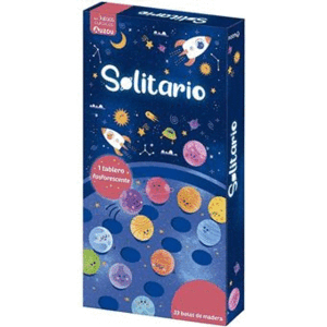 SOLITARIO EN EL ESPACIO. JUEGO DE MADERA
