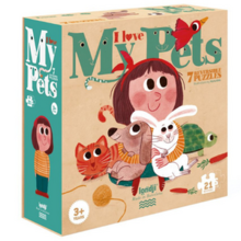 PUZZLE REVERSIBLE I LOVE MY PETS LONDJI